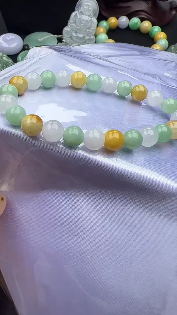 未镶嵌手串翡翠多宝手串