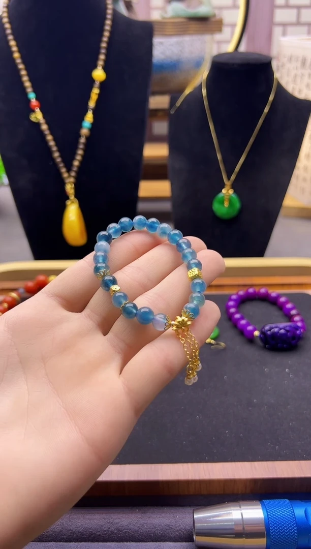 【闪购商品】翡翠耳饰14K金镶嵌S476