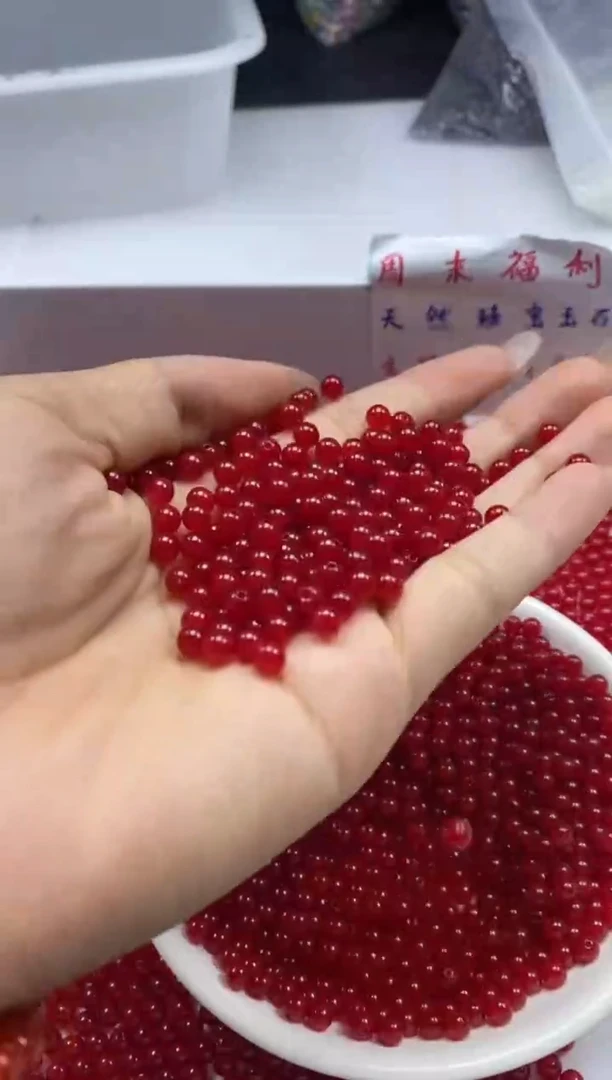 南红玛瑙未镶嵌颈饰w650南红冰锦红4mm*108颗