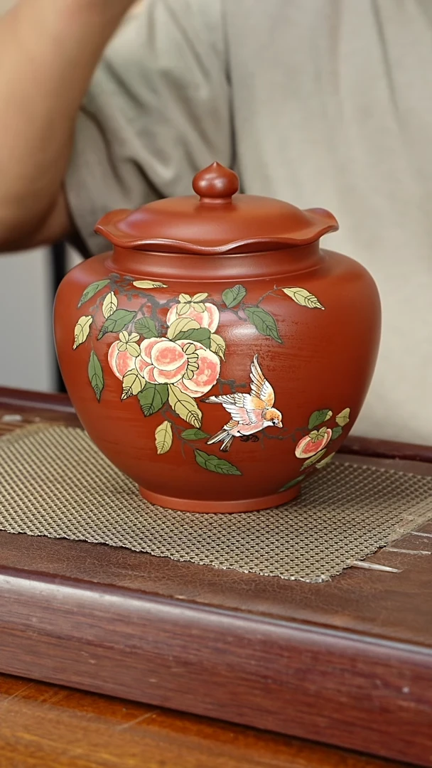宜兴原矿紫砂茶叶罐