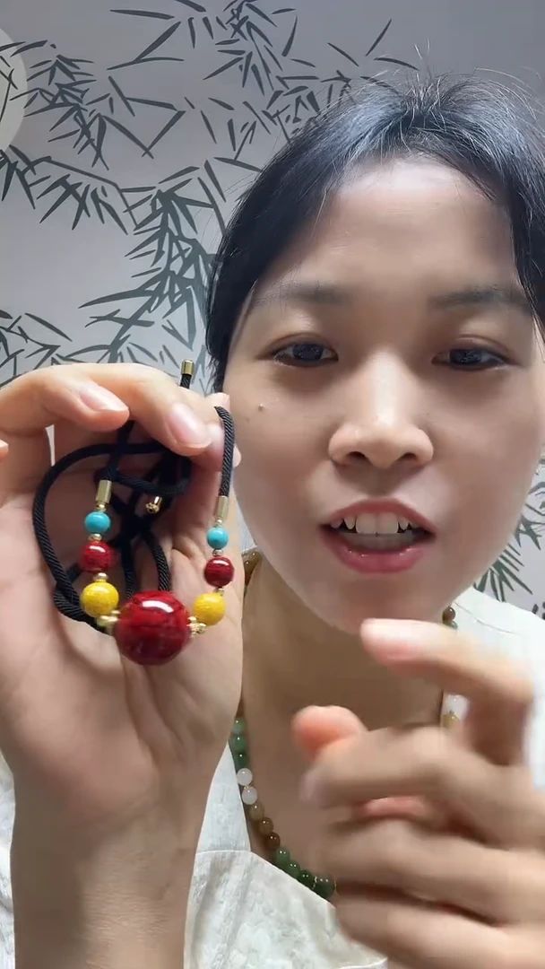 天然辰砂晶体砂天然锁骨珠