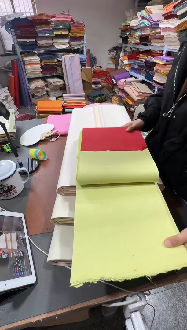 24*180杏菩提绿麻纸真金25张