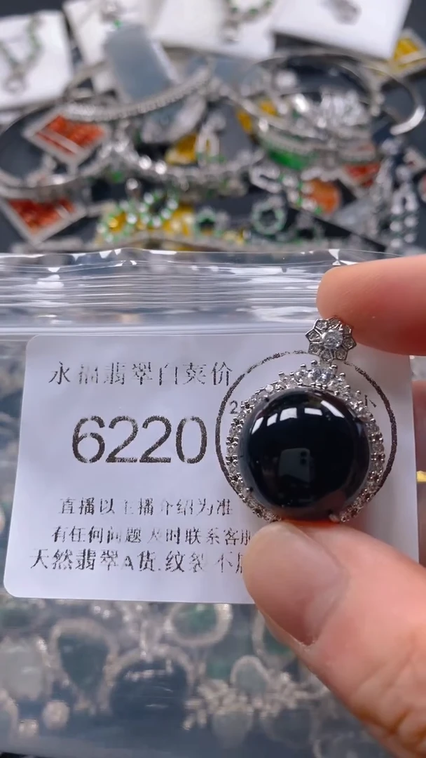 翡翠未镶嵌吊坠(不含链)6220
