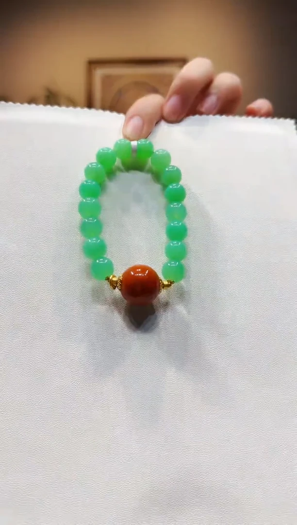 颈饰未镶嵌石英质玉手链