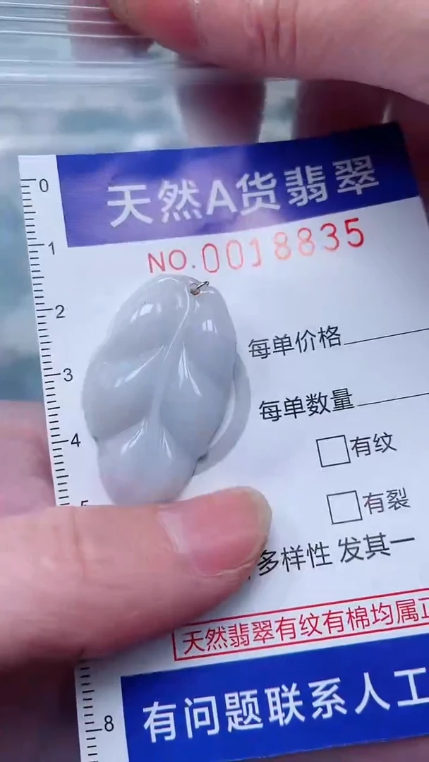 翡翠未镶嵌吊坠(不含链)1