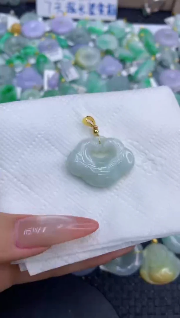 颈饰未镶嵌翡翠天然缅甸A货翡翠