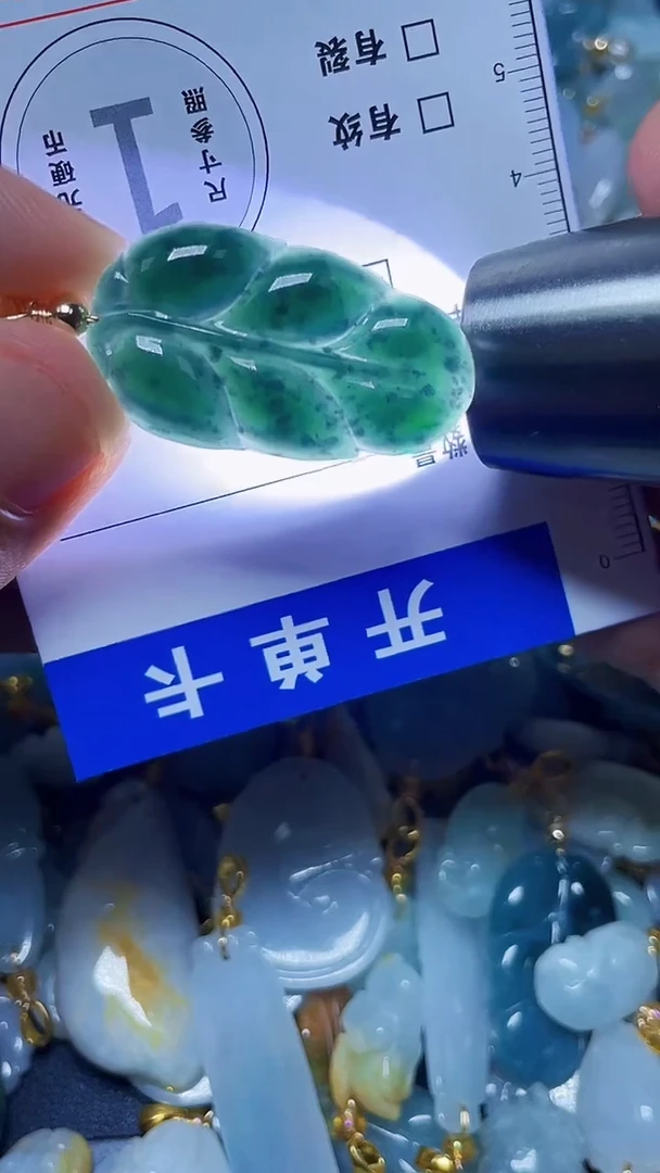 颈饰未镶嵌翡翠天然A货翡翠