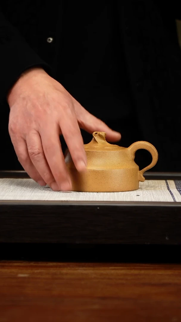 茶壶紫砂花泥黄金段海纳