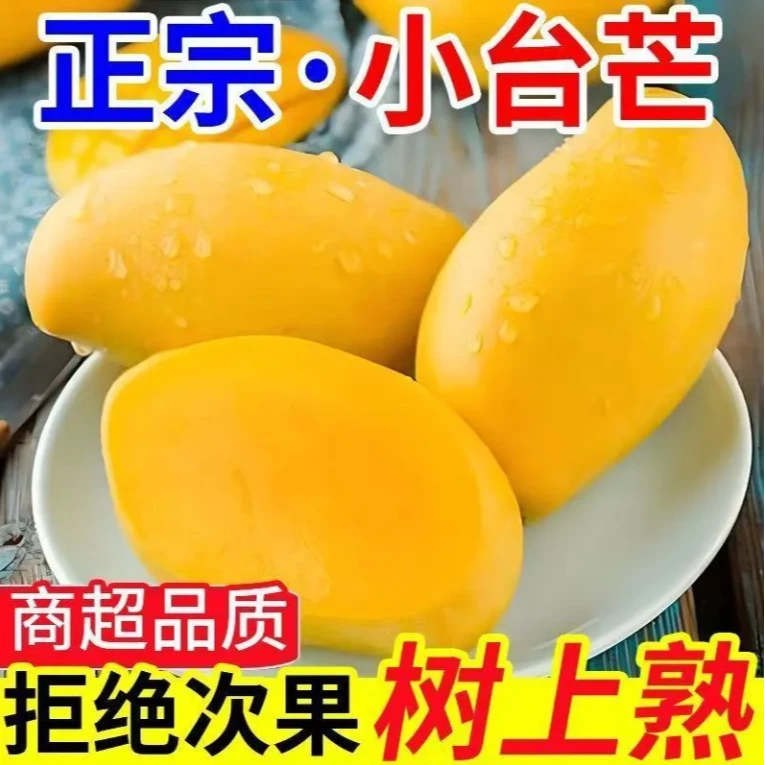 海南正宗三亚小台农芒果 果肉香甜 皮薄肉厚  新鲜应季水果