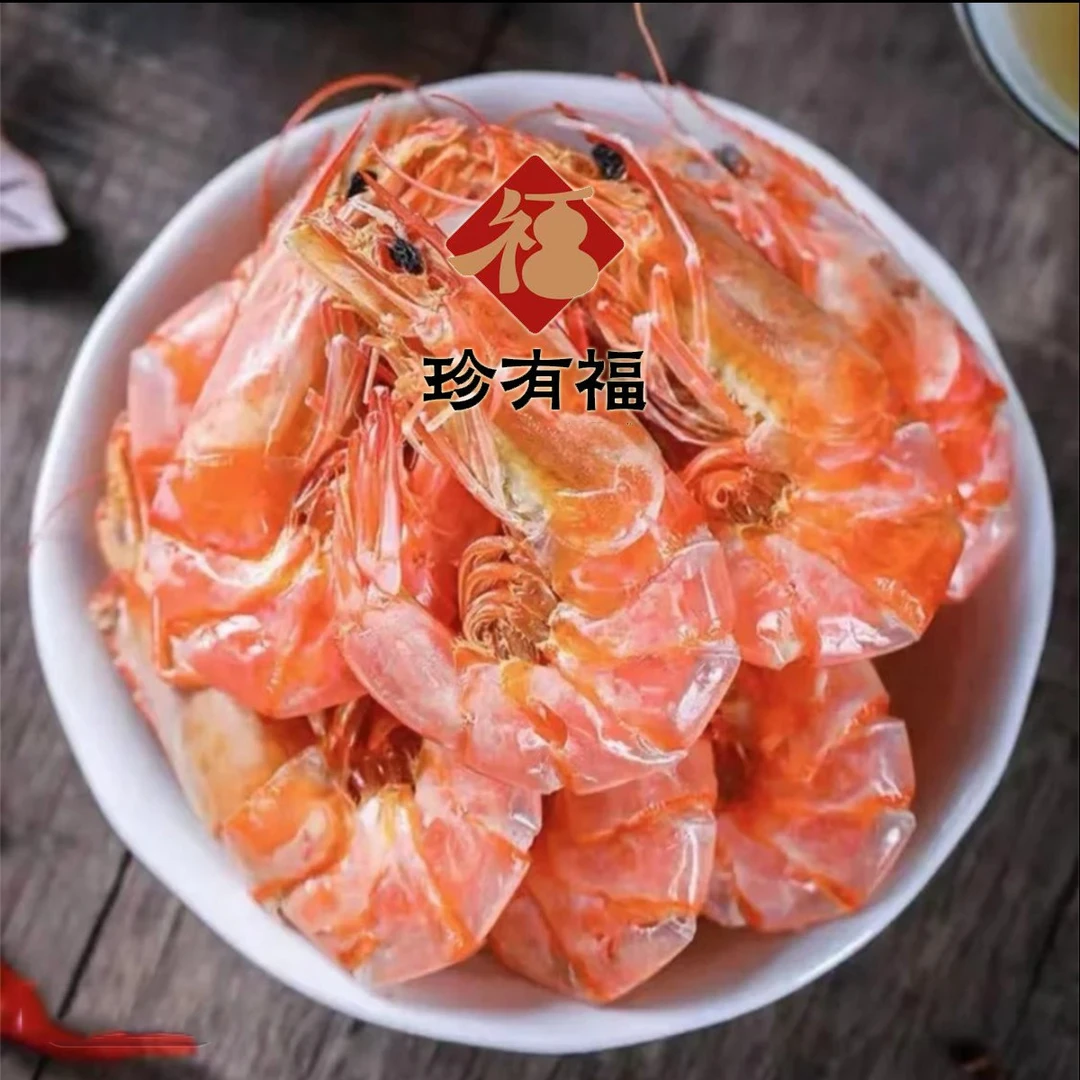珍有福-南美白对虾干、活虾烤制零食、开袋即食、香脆可口