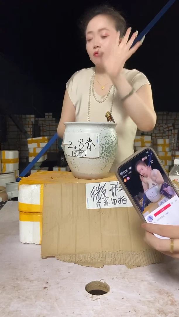 别****~宜兴紫砂粗陶花盆