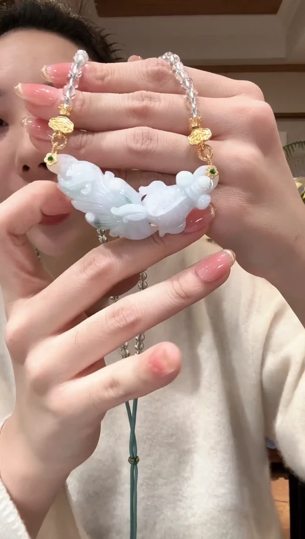 【闪购商品】翡翠颈饰未镶嵌国风