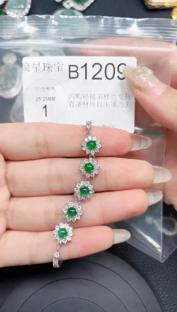 【闪购商品】翡翠颈饰未镶嵌 赠皮绳1209