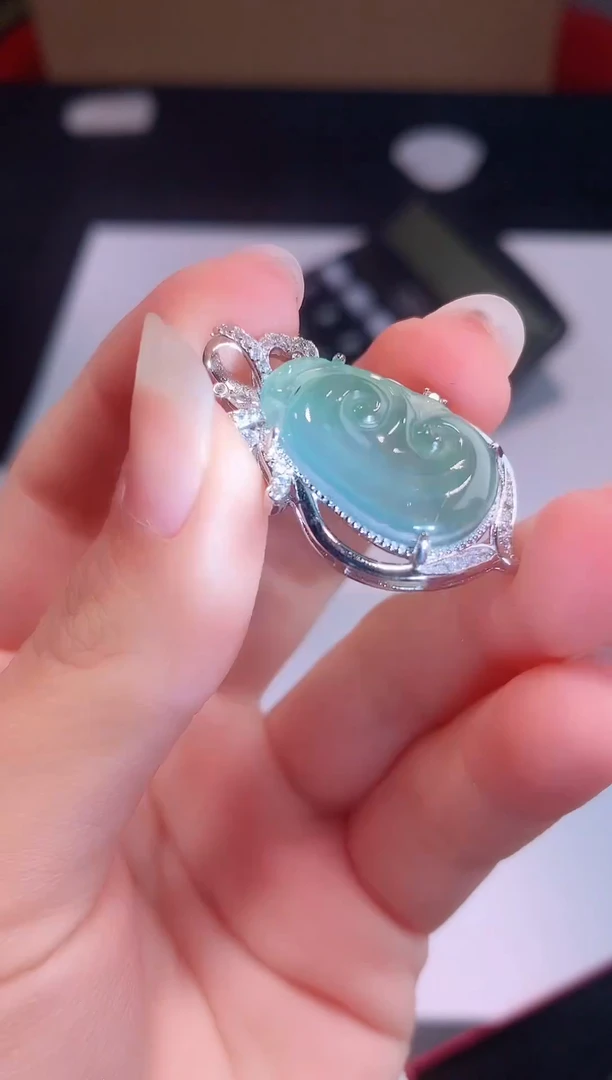 颈饰未镶嵌翡翠0芹0翡翠珠宝762