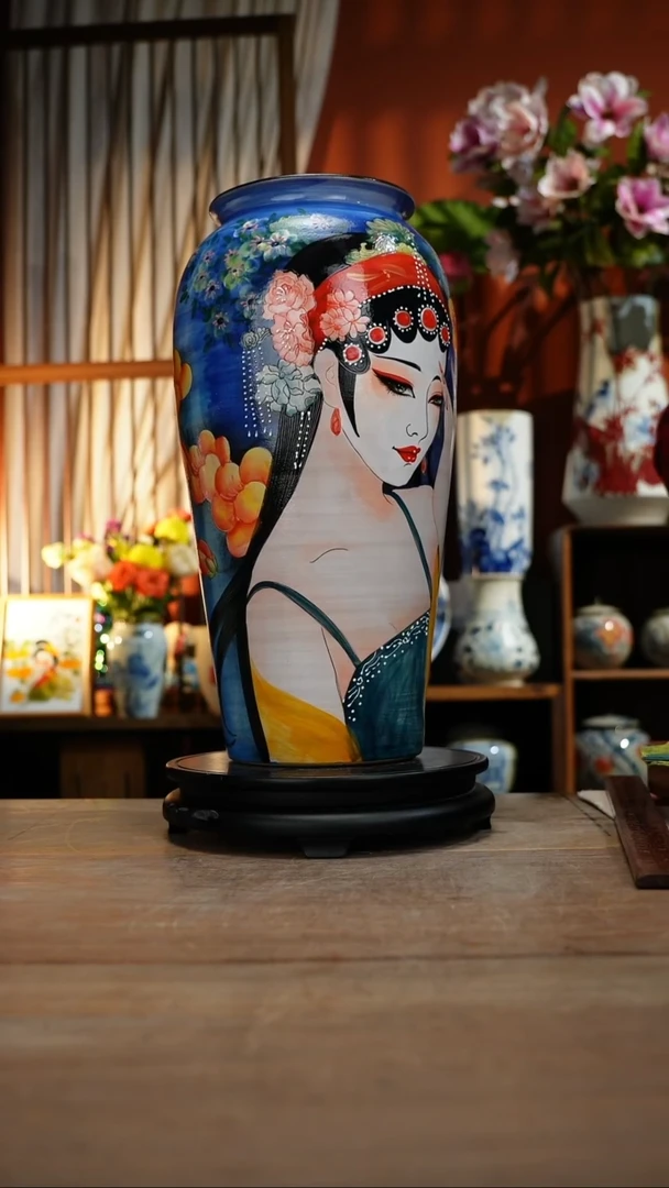 【简家甄选】景德镇设计师釉下手绘陶瓷