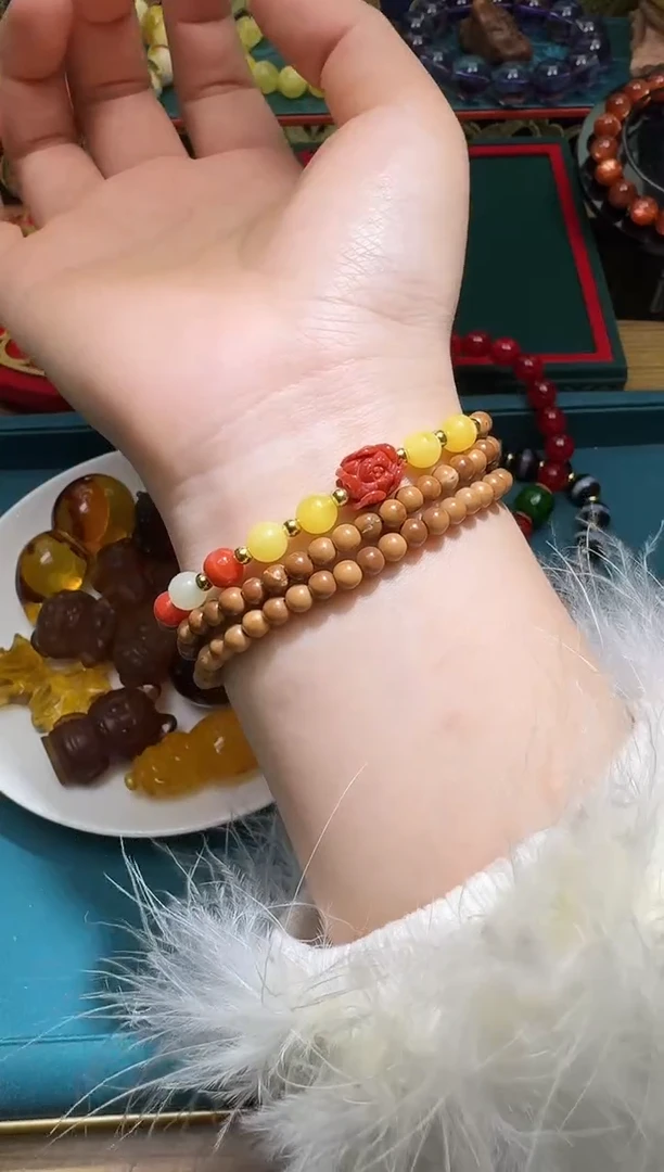 手链琥珀未镶嵌多样性发一件129