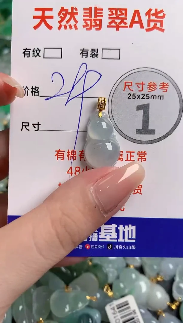 翡翠18K金镶嵌颈饰0247695740