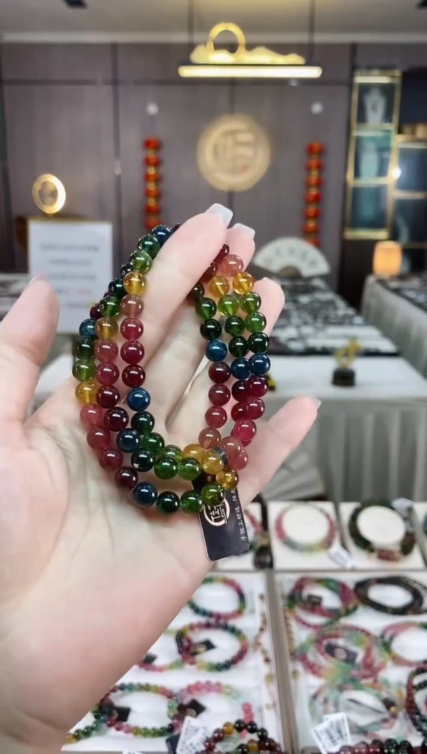 【闪购商品】碧玺三圈手串未镶嵌（多样性发一条）hon