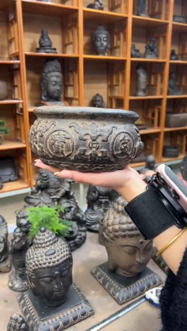 陶土【火山泥】聚宝盆