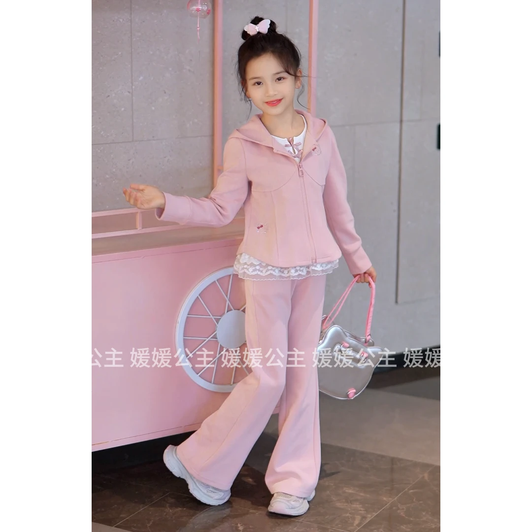 媛媛公主2025（合集）秋季新款女童连帽百搭休闲女孩套装15350R292