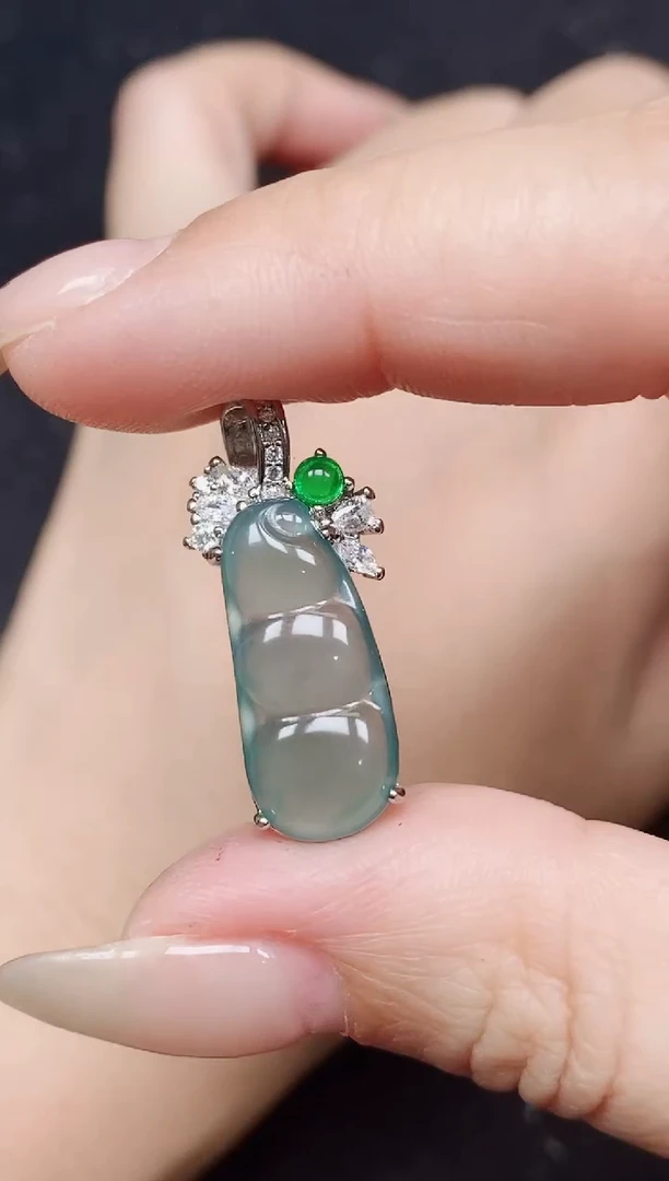 颈饰未镶嵌翡翠天然A货翡翠，保A保真