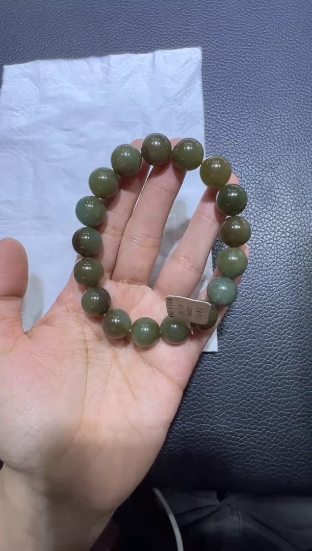 未镶嵌手串和田玉且末蓝手串（产地直发）