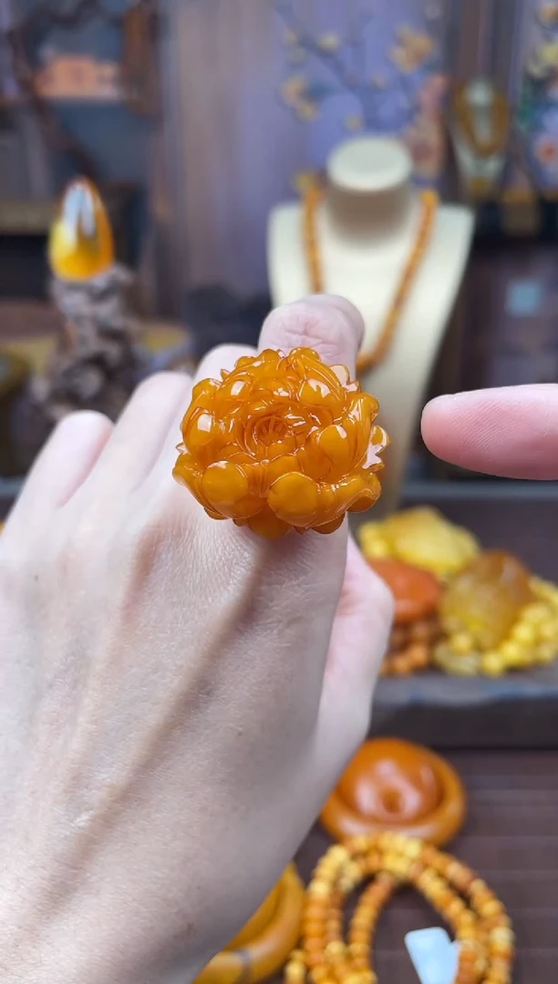 裸石琥珀未镶嵌多样性发货1，假一赔4