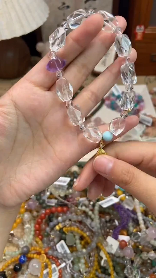 未镶嵌手链水晶108