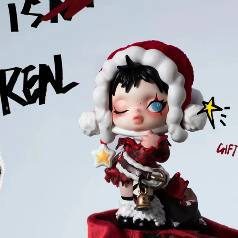 许愿时间到SKULLPANDA系列sp盲盒摆件圣诞礼物