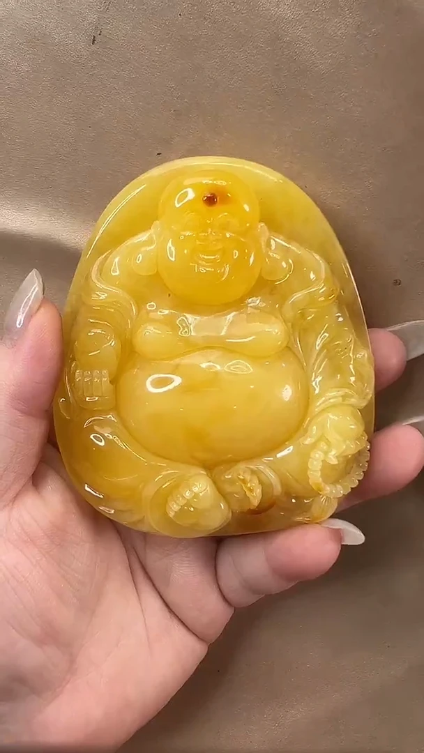 琥珀颈饰未镶嵌吊坠