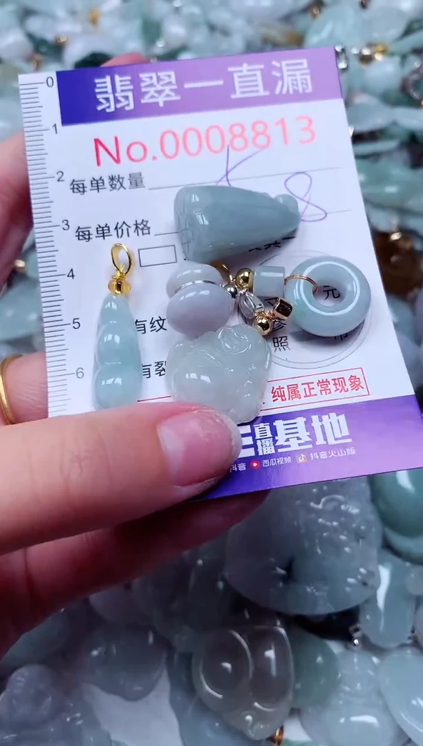 吊坠(不含链)未镶嵌翡翠8813