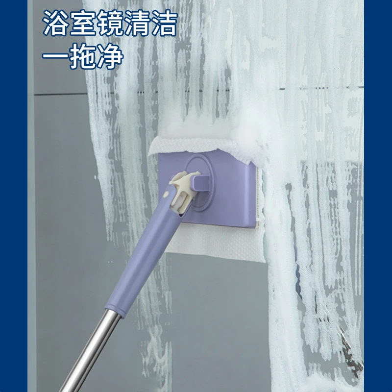 预售新疆包邮夹布式拖把平板拖把新款家用懒人神器洗脸巾拖把