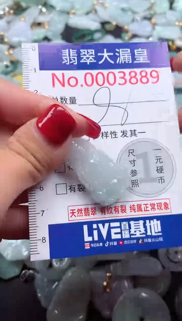 颈饰未镶嵌翡翠3889