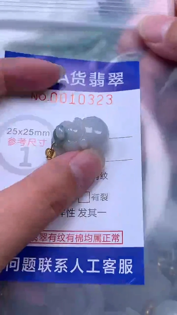 吊坠(赠链)未镶嵌翡翠1