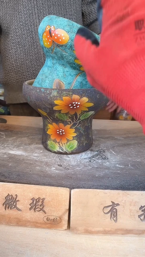 【闪购商品】摆件26-212口17高14   二个