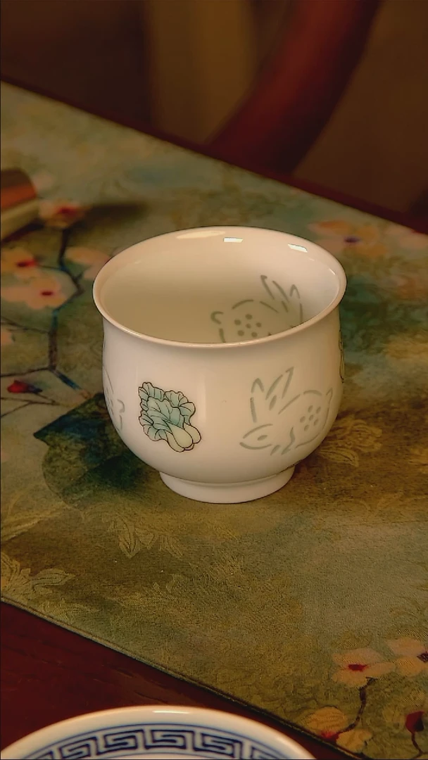 杯手工手绘杯杯很美丽