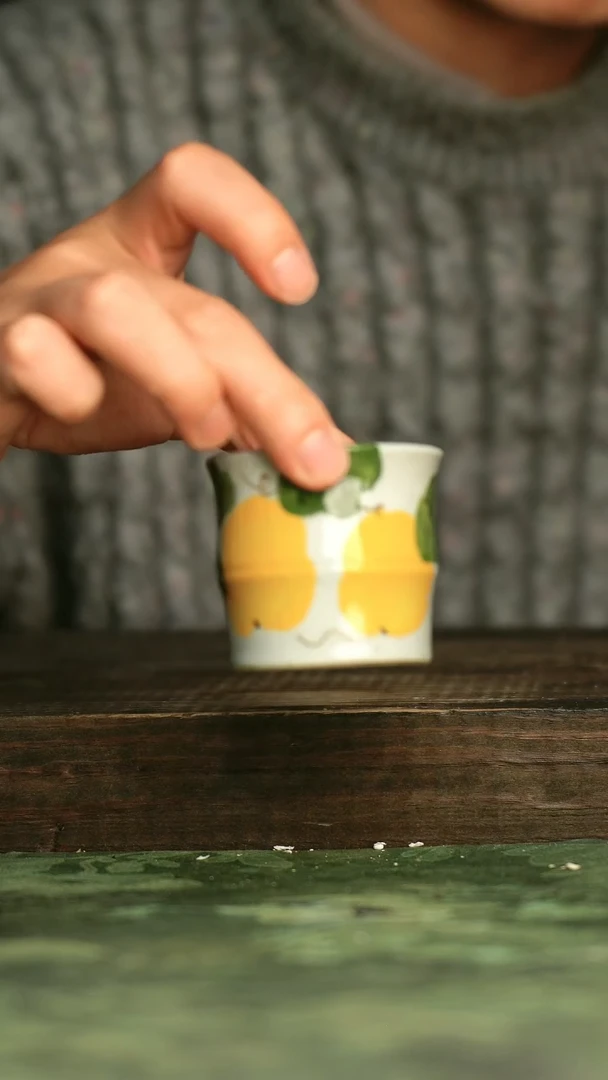 陶瓷青诗集手工手绘瓷器