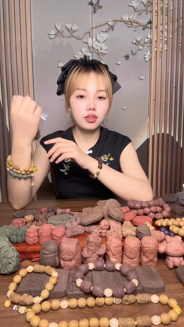 泥塑瑕疵随机手串2条（不指定）