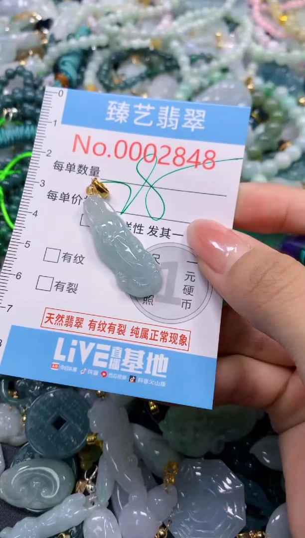 颈饰未镶嵌翡翠2848