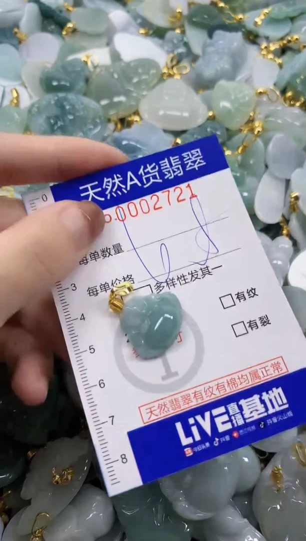 颈饰未镶嵌翡翠天然A货翡翠