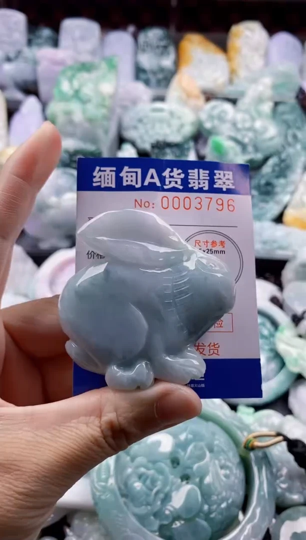 翡翠未镶嵌吊坠(不含链)1