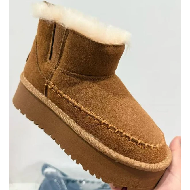 保暖时尚雪地靴冬季增高雪地靴冬季加绒靴子2868E25