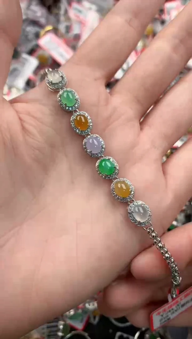 银S925镶嵌戒指翡翠4444      10