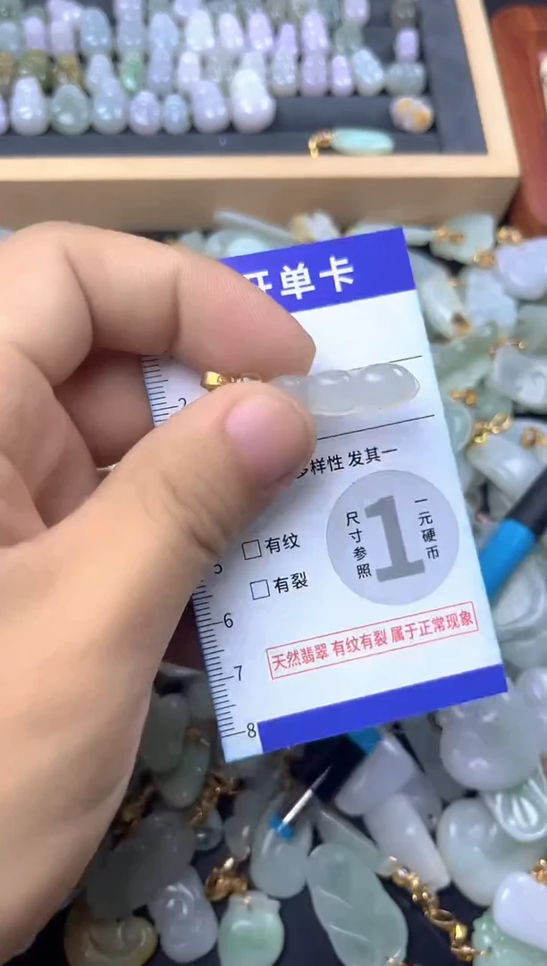 颈饰未镶嵌翡翠天然A货翡翠