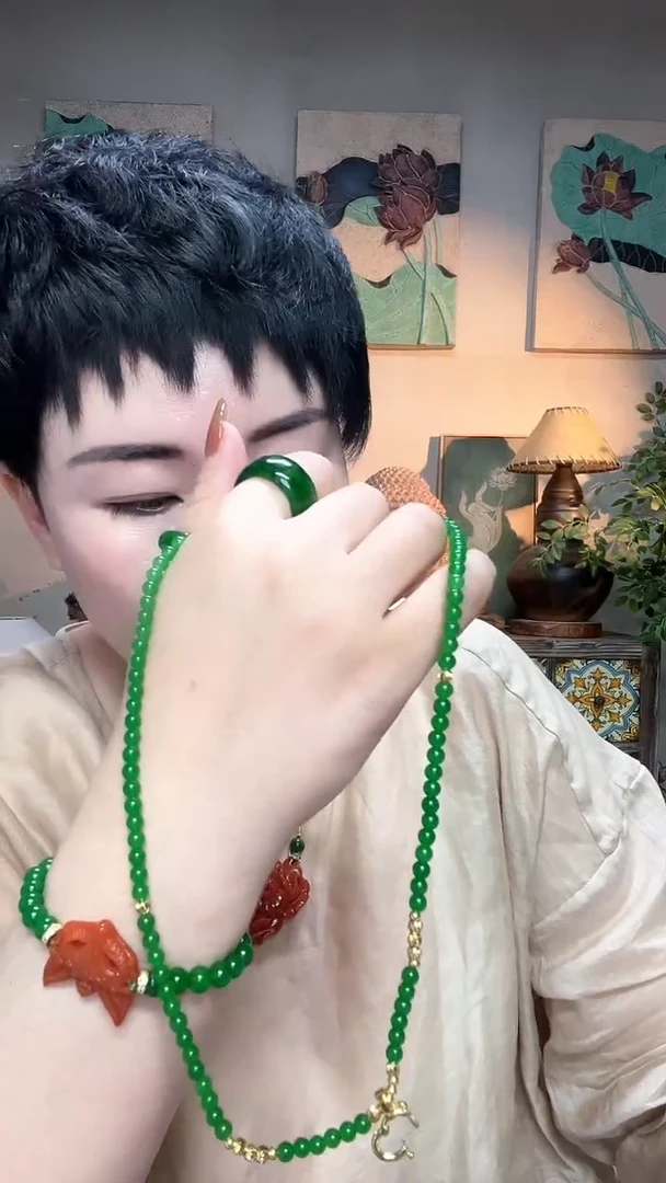 吊坠(赠链)合金翡翠947