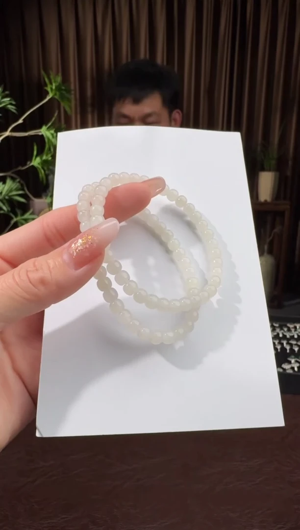 颈饰未镶嵌和田玉75建虎10.25多样性拍一发一约5*6mm