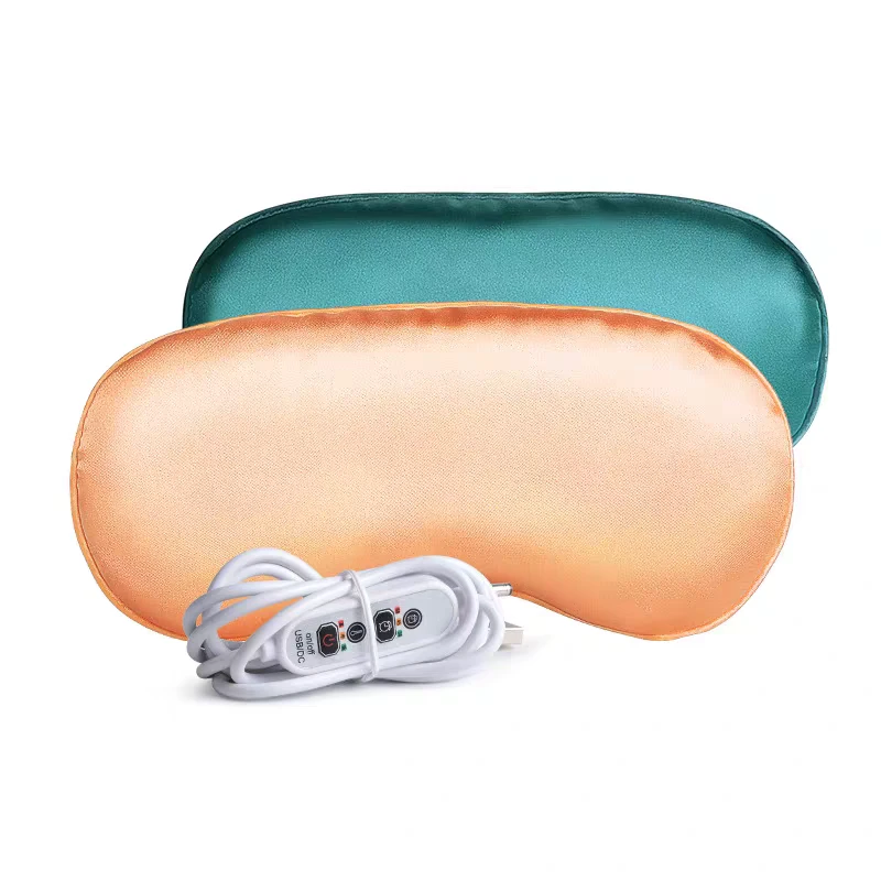 艾绒电加热眼罩usb热敷护眼神器缓解疲劳遮光睡眠专用