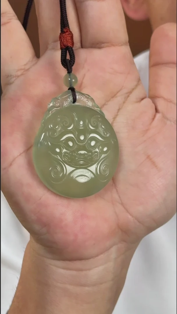 未镶嵌岫玉吊坠(赠链)多样性发货