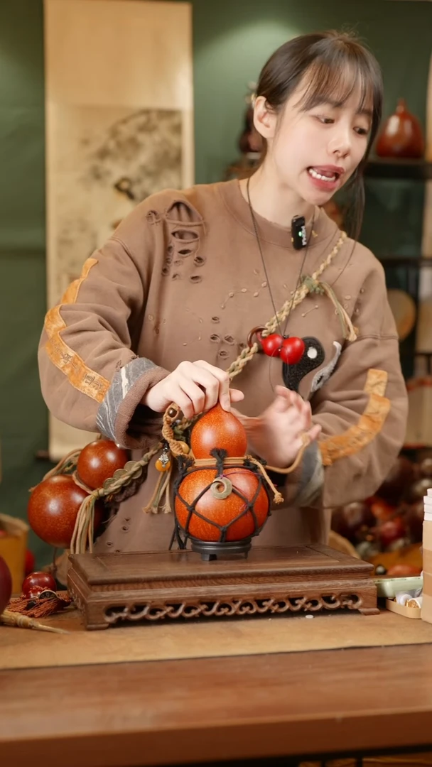 295号精品天然大漆酒葫芦一物一拍~