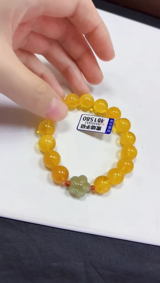 蜜蜡颈饰未镶嵌手链11+